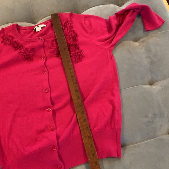 Anne Klein Sport Bright Magenta Cardigan Small - Picture 10 of 11
